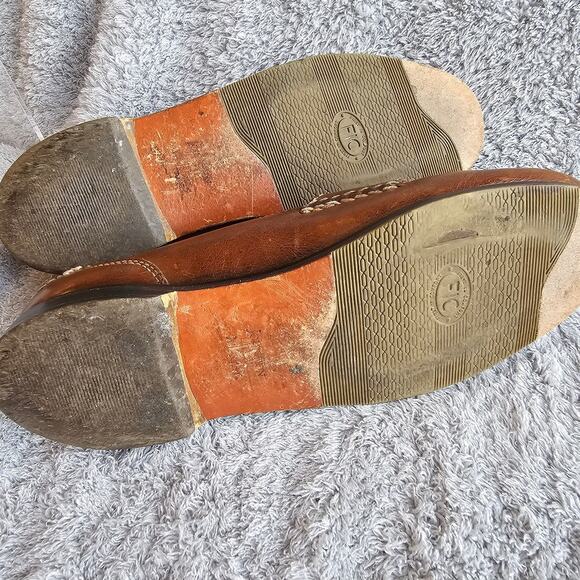 Vintage Johnston & Murphy Men\'s Woven Moc Kiltie Tasseled Loafer Size 10.5 Brown main image 4